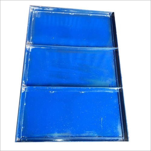 Mild Steel Centering Plate - 1.6mm & 2mm Thickness, 6.2Kg to 14Kg Weight Range, Normal Surface Finish - Hot Rolled, Blue Color