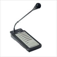Lbb 1956/00 Plena Voice Alarm Call Station - 40x100x235 Mm, Charcoal With Silver , Enhanced Intelligibility, 6 Selectable Zones, Flexible Microphone Stem, Easy Tabletop Or Flush Mounting