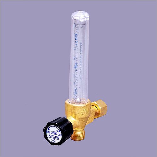 Brass Flow Meter For Use With Argon Mixing Co2 Gas