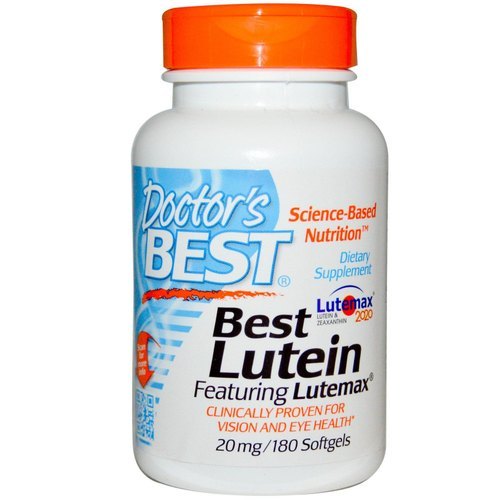 Doctors Best Lutein With Lutemax 2020 , 20 Mg 180 Softgels Efficacy: Promote Healthy & Growth