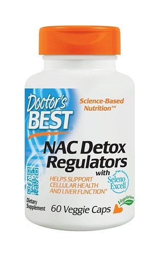 Doctors Best Nac Detox Regulators With Seleno Excell -- 60 Veggie Caps Efficacy: Promote Healthy & Growth