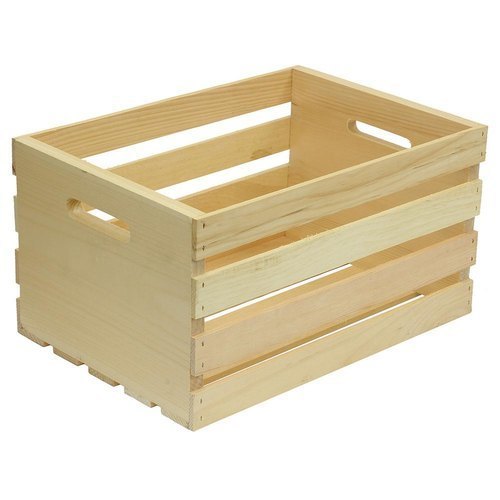 Industrial Wooden Storage Crate