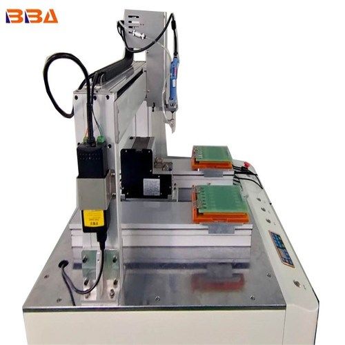 Silver Share Two Platform 4 Axis Desktop Screw Fasten Drive Robot Automatic Screwdriver Machine