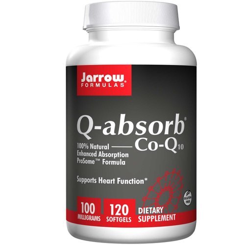 Jarrow Formulas Q-Absorb Co-Q10, 100 Mg, 120 Softgels Efficacy: Promote Healthy & Growth