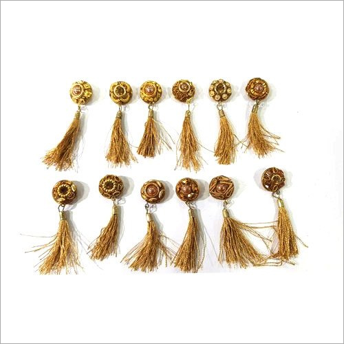 Metal Tassel Button