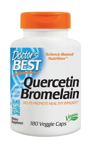 Doctors Best Quercetin Bromelain - 180 Veggie Caps | Bulletproof Brain Octane, Rapid Energy Boost for Mental & Physical Performance
