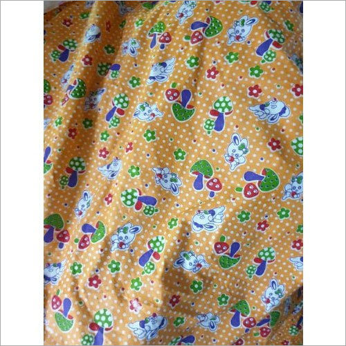 Available In Different Color Printed Cotton Flannel Fabric