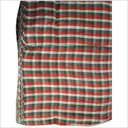 Available In Different Color Check Quilted Fabric