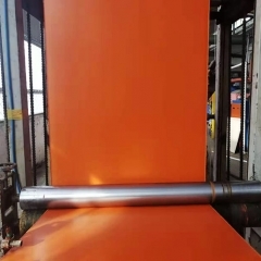 0.2mm Thickness Pvc Coated Fiberglass Fabric Orange Color