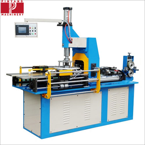 Blue High Speed Plc Wire And Cable Coiling And Wrapping Machine