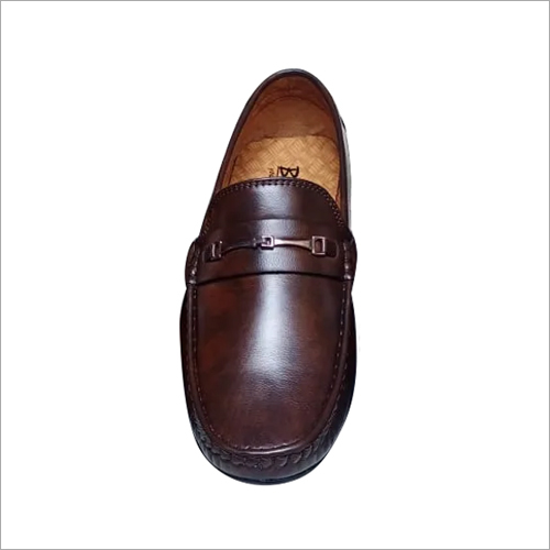 Mens Brown Leather Loafers