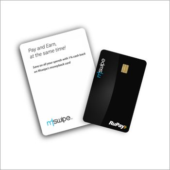 Cashless Moneyback Card