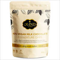 43 Percent Vegan Milk Chocolate Couverture Chips