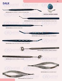OPHTHALMIC  SURGICAL INSTRUMENTS