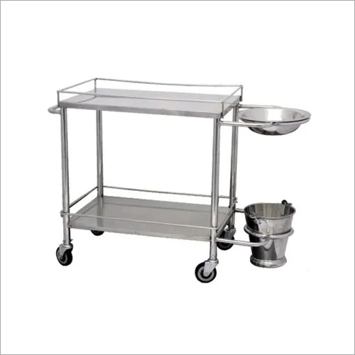 Instrument Trolley With Bowl And Bucket