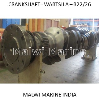 Crankshaft-wartsila-6r22/26-8r22/26 Supplier India
