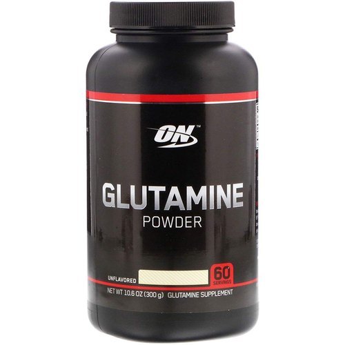 Optimum Nutrition, Glutamine Powder, Unflavored, 10.6 Oz (300 G) Efficacy: Promote Healthy & Growth