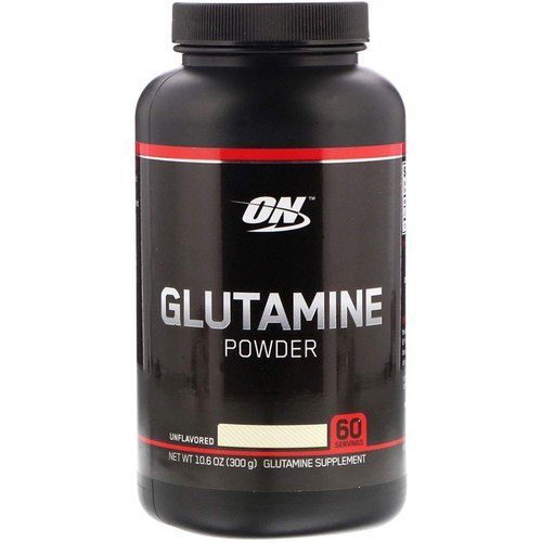 Optimum Nutrition, Glutamine Powder, Unflavored, 10.6 Oz (300 G) Efficacy: Promote Healthy & Growth