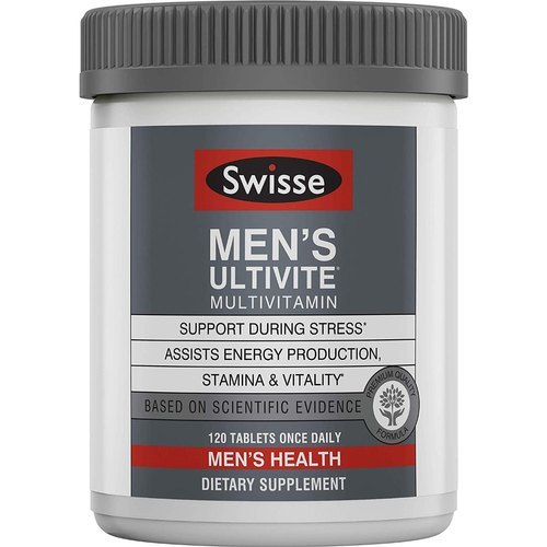Swisse, Mens Ultivite Multivitamin, Mens Health, 120 Tablets Efficacy: Promote Healthy & Growth
