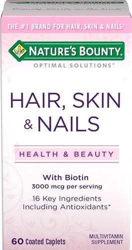 Natures Bounty Hair, Skin And Nails Formula, 60 Coated Caplets