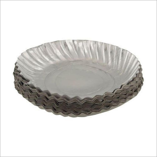 Silver Foil Paper Plate