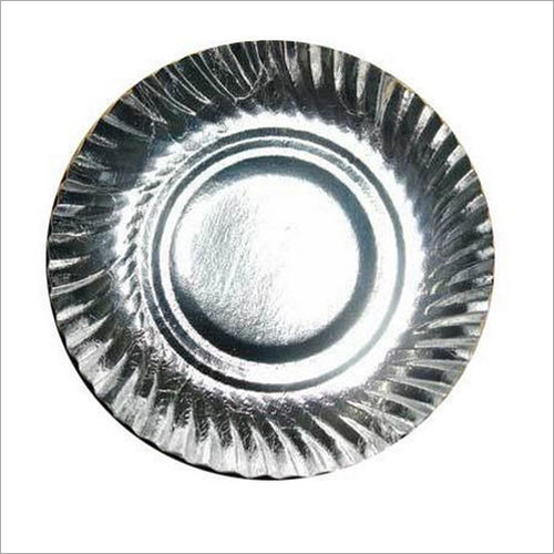 Plain Silver Paper Plate