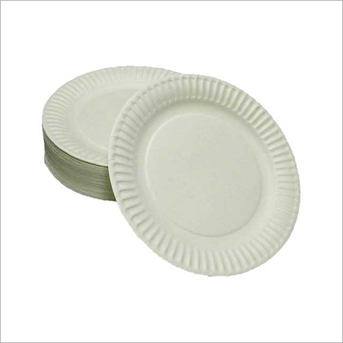 Disposable White Paper Plate
