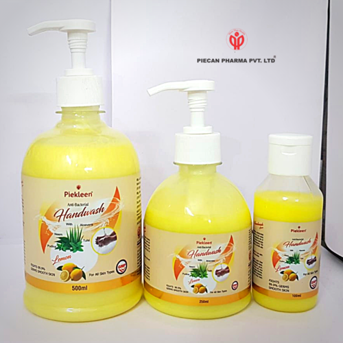 Yellow Piekleen Herbal Anti-Bacterial Lemon Hand Wash