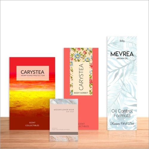 Cosmetic Packaging Box - Rectangular Design, Different Sizes Available, Various Color Options | Ideal for Cosmetic Industrial Use