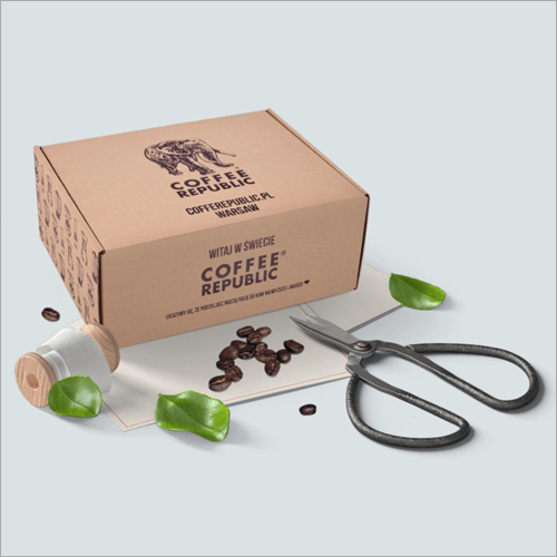 Coffee Beans Corrugated Box - Corrugated Board, Various Sizes Available, Customizable Color and Shape | Versatile Use for Food, Gifts, Electronics, Personal Care