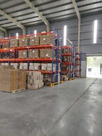 High rise pallet stacking rack