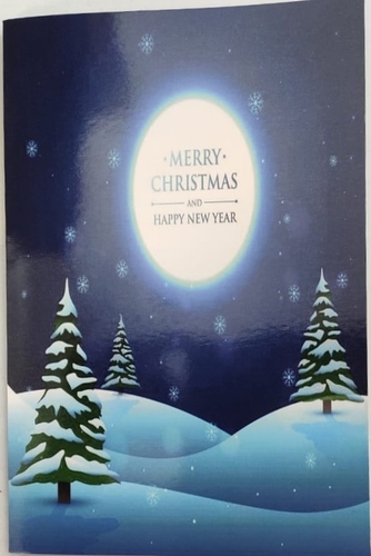 Merry Christmas Musical Singing Audio Greeting Card, Musical Record Able Customized