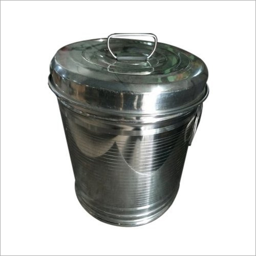 25 Kg Stainless Steel Kadi Pawali Drum