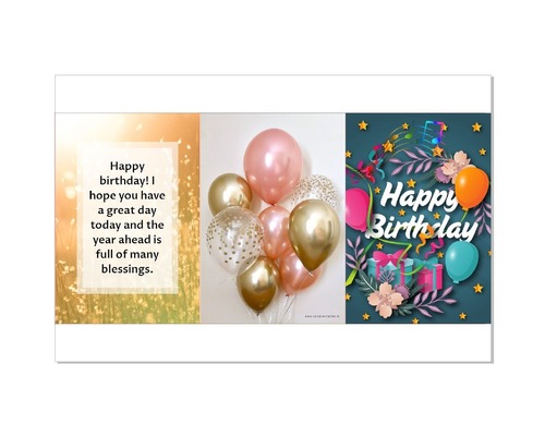 Happy Birthday Musical Singing Voice Greeting Card