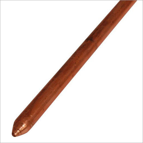 Copper Earthing Rod - High Conductivity Material, 2 Meter Length | Corrosion Resistant, Enhanced Durability, Optimal Grounding Performance