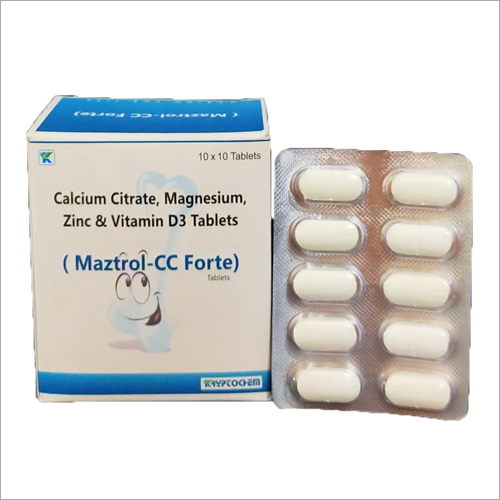Calcium Citrate Magnesium Zinc and Vitamin D3 Tablets