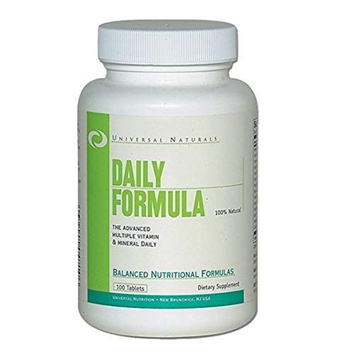 Universal Nutrition, Daily Formula, Multi Vitamin & Mineral Complex, 100 Tablets