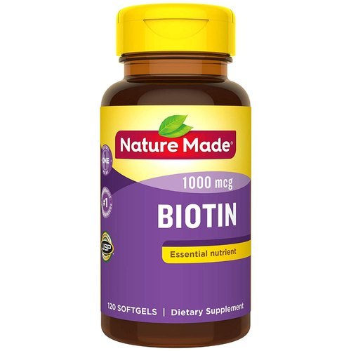 Nature Made Biotin 1000 Mcg 120 Softgels Efficacy: Promote Healthy & Growth