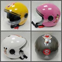 Open face helmet