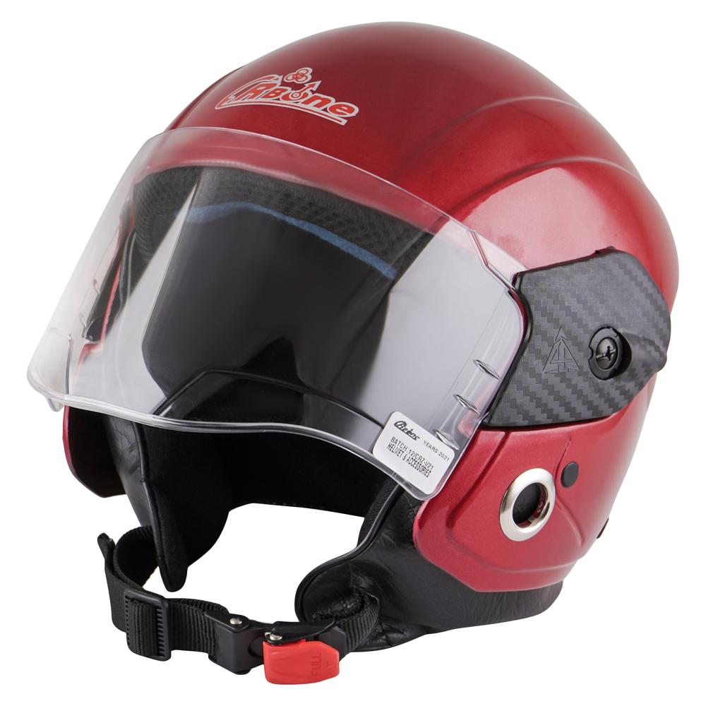 Cruze Duro Open Face Bike Helmet - Color: Black