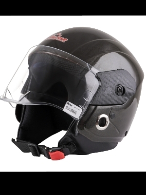 Cruze Duro Open Face Bike Helmet - Color: Black
