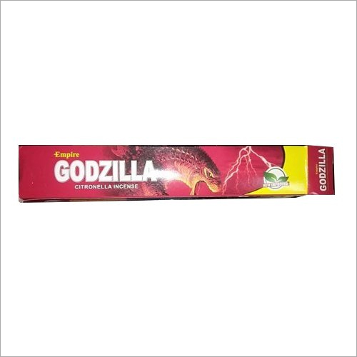 Godzilla Citronella Fragrance Mosquito Repellent Sticks - 12 Inch Length, 2 mm Diameter , 12 Piece Per Box, 100 Boxes Per Carton, Effective Against Mosquitoes