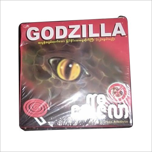 12 Pcs Godzilla Mosquito Coil Duration: 8 Hours