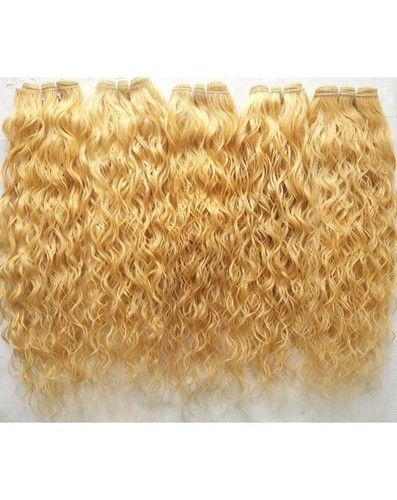 Blond Virgin Human Hair Application: Profesional