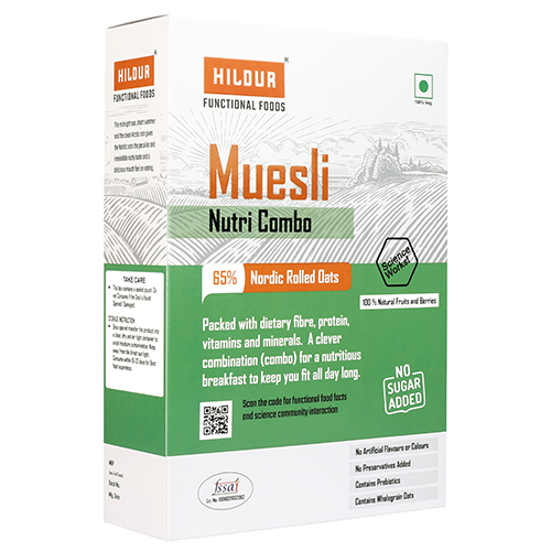 Muesli Nutri Nordic Rolled Oats By HILDUR FUNCTIONAL FOODS PRIVATE LIMITED