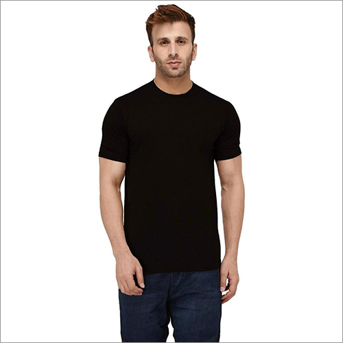Mens Round Neck Plain T-Shirts Gender: Male