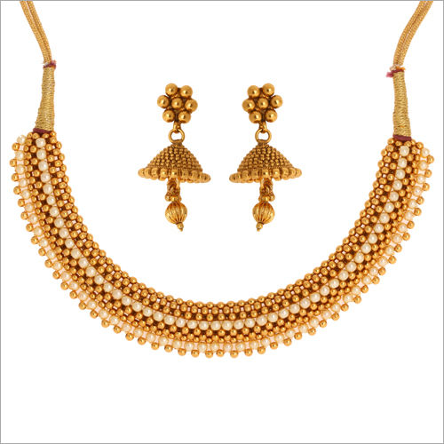 WST2525W Antique Necklace Set