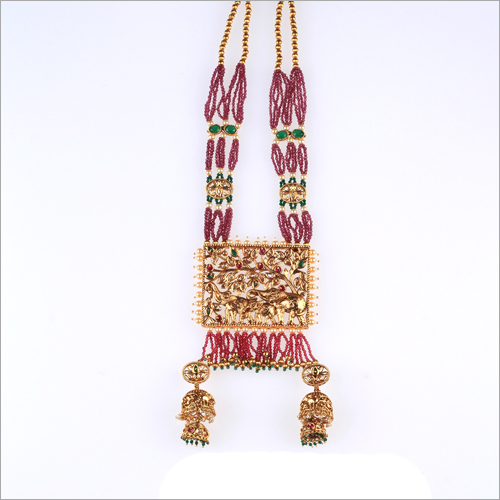 WST771 Beads Antique Necklace Set