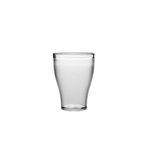SWIFT INTERNATIONAL Multi Purpose Cold Drink Unbreakable Poly Carbonate Drinking Glass, Clear Glass (Unbreakable) (200ML, Pack of 12)