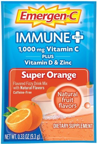 Emergen-C Immune Vitamin C Powder Plus Vitamin D And Zinc Efficacy: Promote Healthy & Growth
